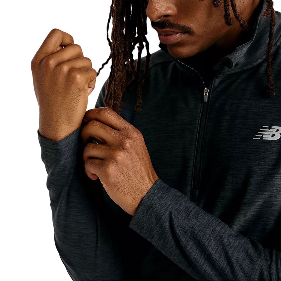 Space Dye 1/4 Zip New Balance | MT41915BKH